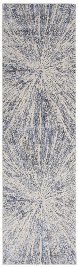 Silky Textures SLY05 Blue/Grey Rug - Rug & Home