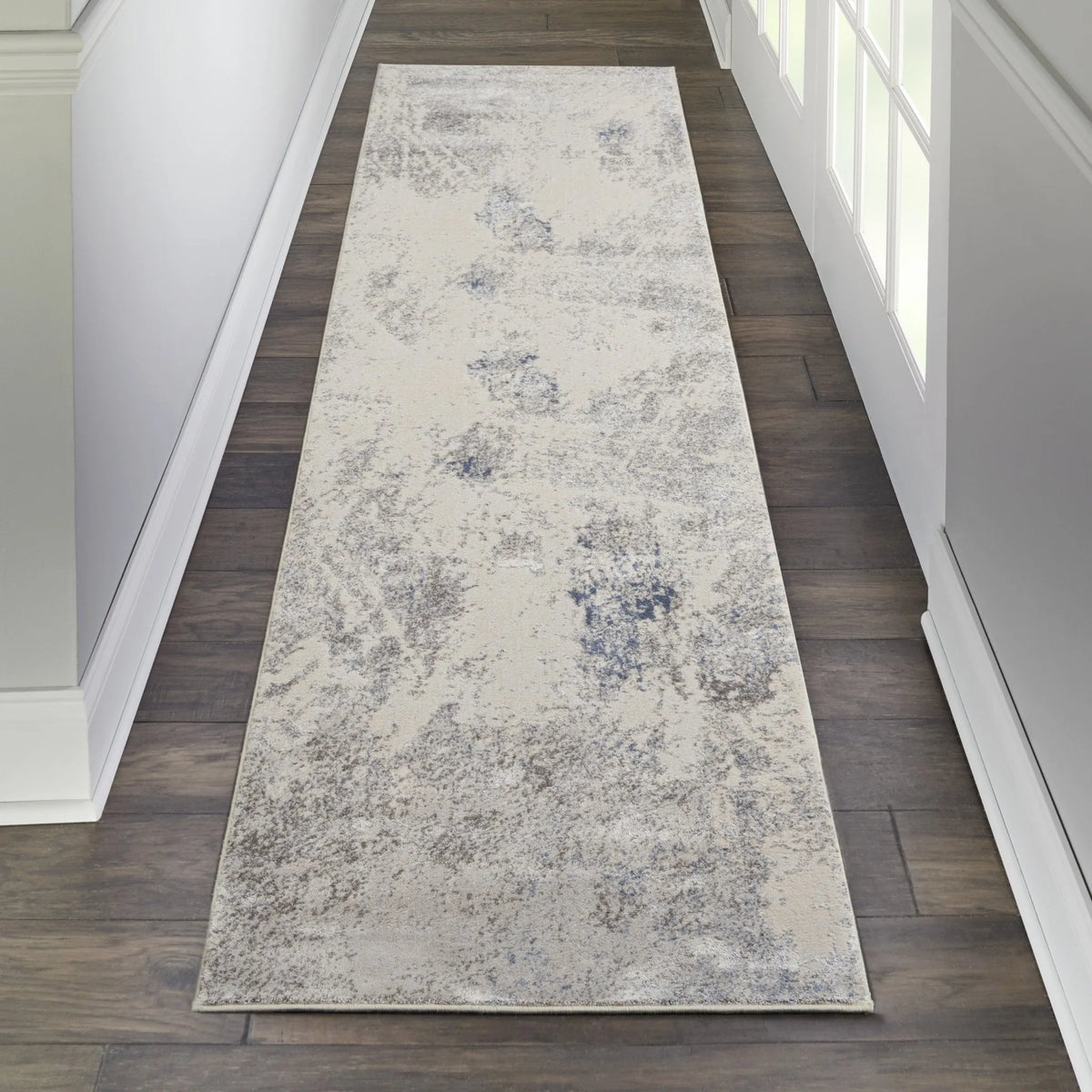 Silky Textures SLY06 Ivory/Grey Rug - Rug & Home