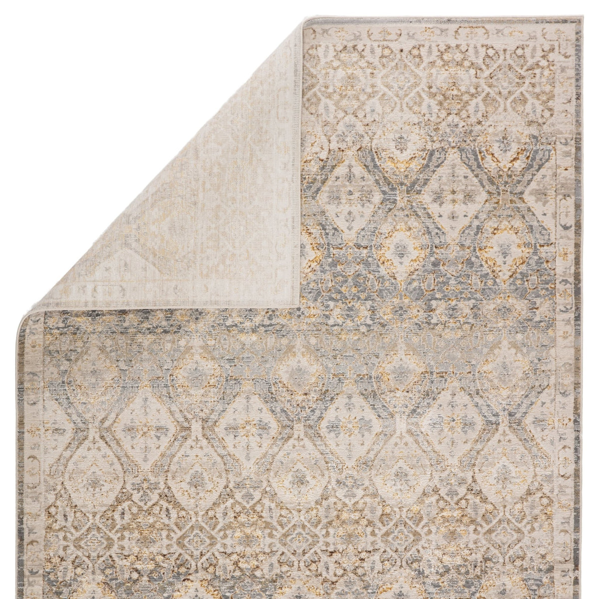 Sinclaire Snl01 Hakeem Gray/Gold Rug - Rug & Home