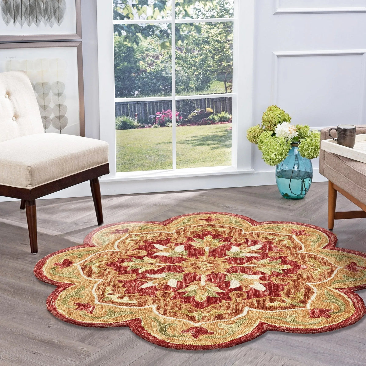 Sinuous Lr54110 Red/Multi Rug - Rug & Home