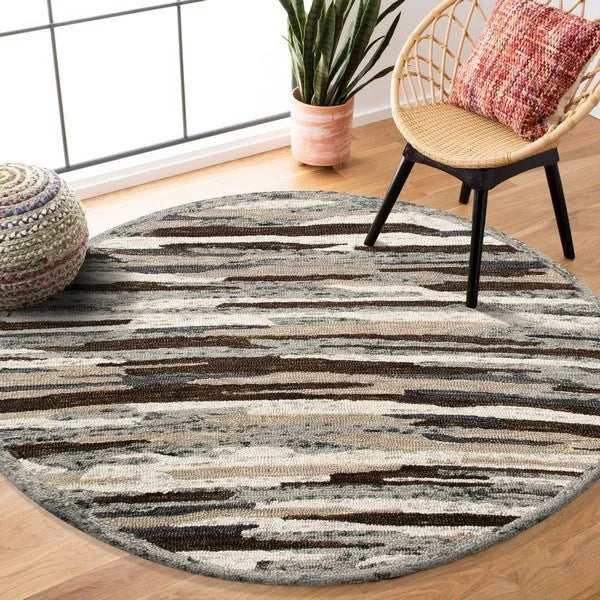 Sinuous Lr54121 Gray/Brown/Tan Rug - Rug & Home