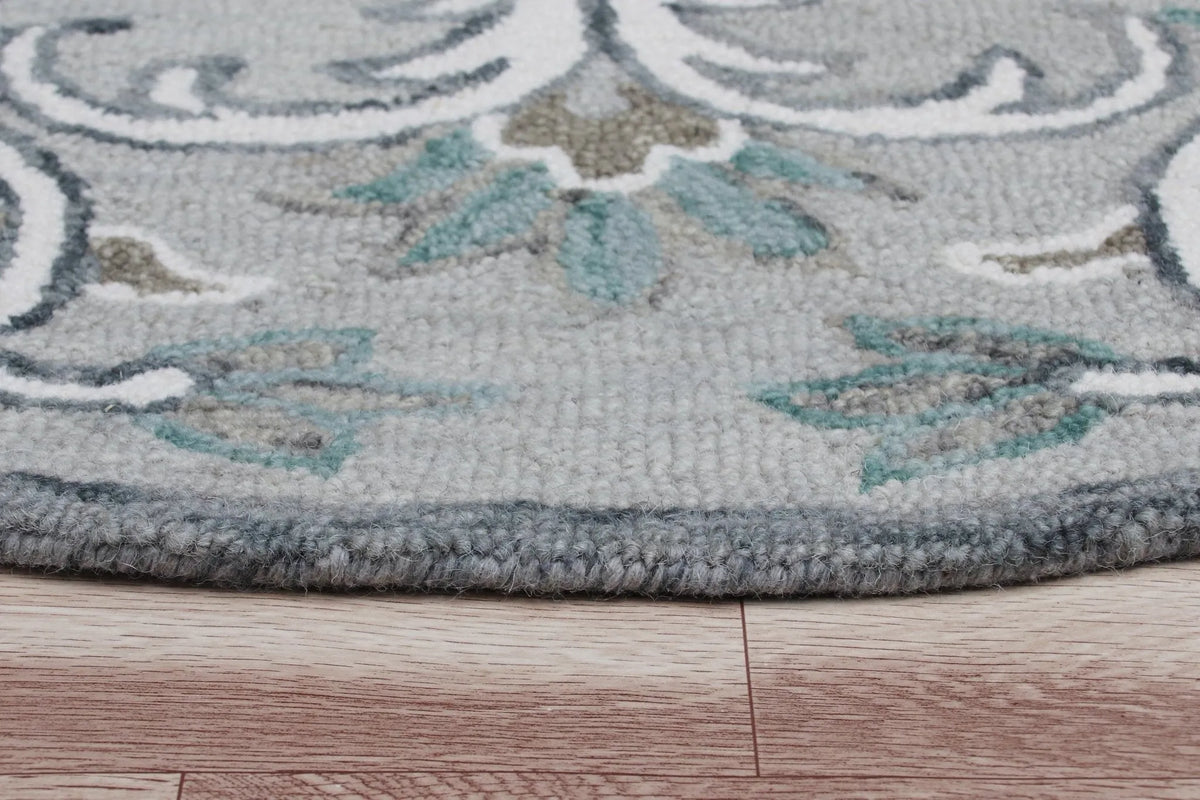 Sinuous Lr54152 Taupe/Blue Rug - Rug & Home