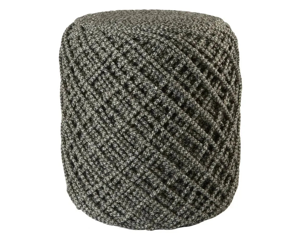 Skandi SKA05 Grey/Black Pouf