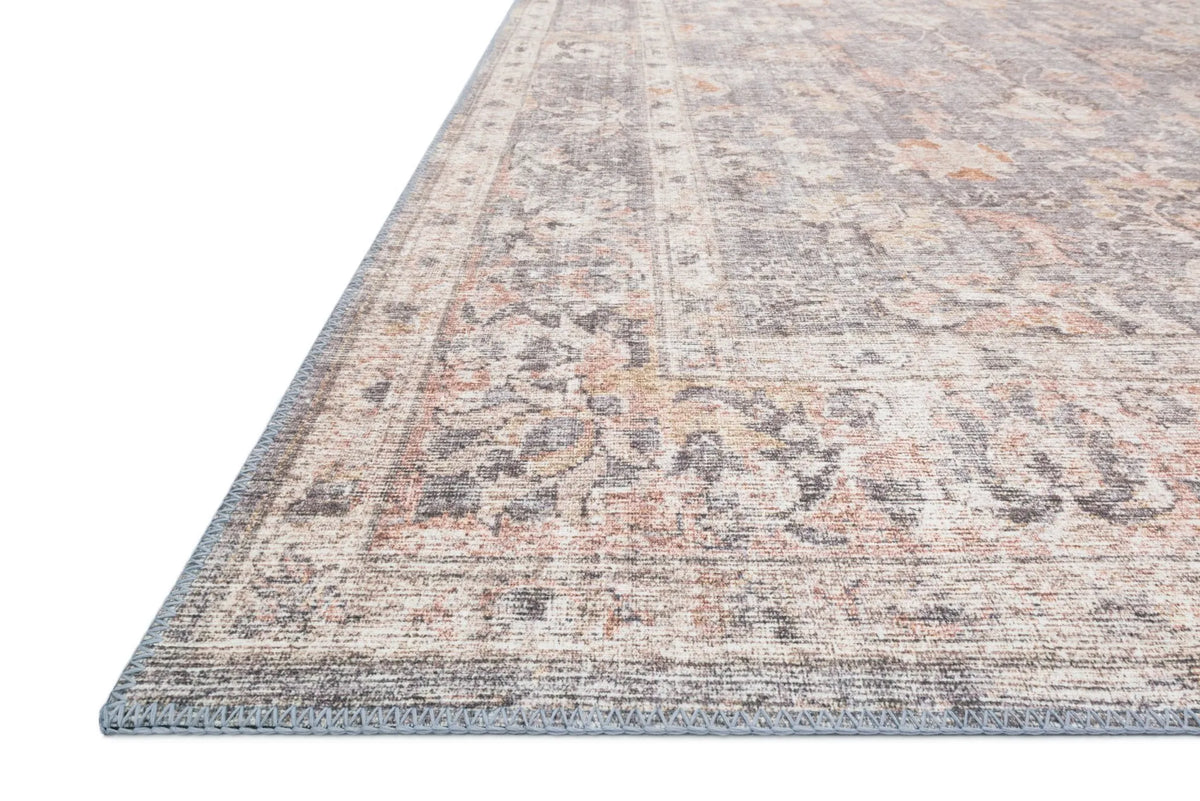 Skye SKY-01 Grey/Apricot Rug - Rug & Home