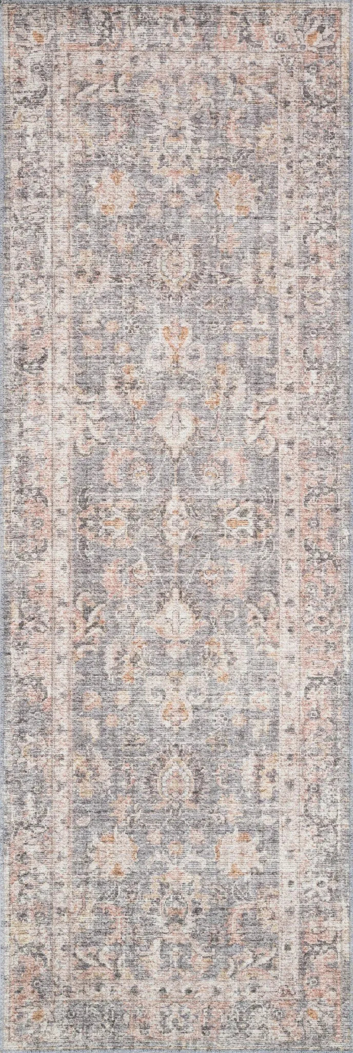 Skye SKY-01 Grey/Apricot Rug - Rug & Home