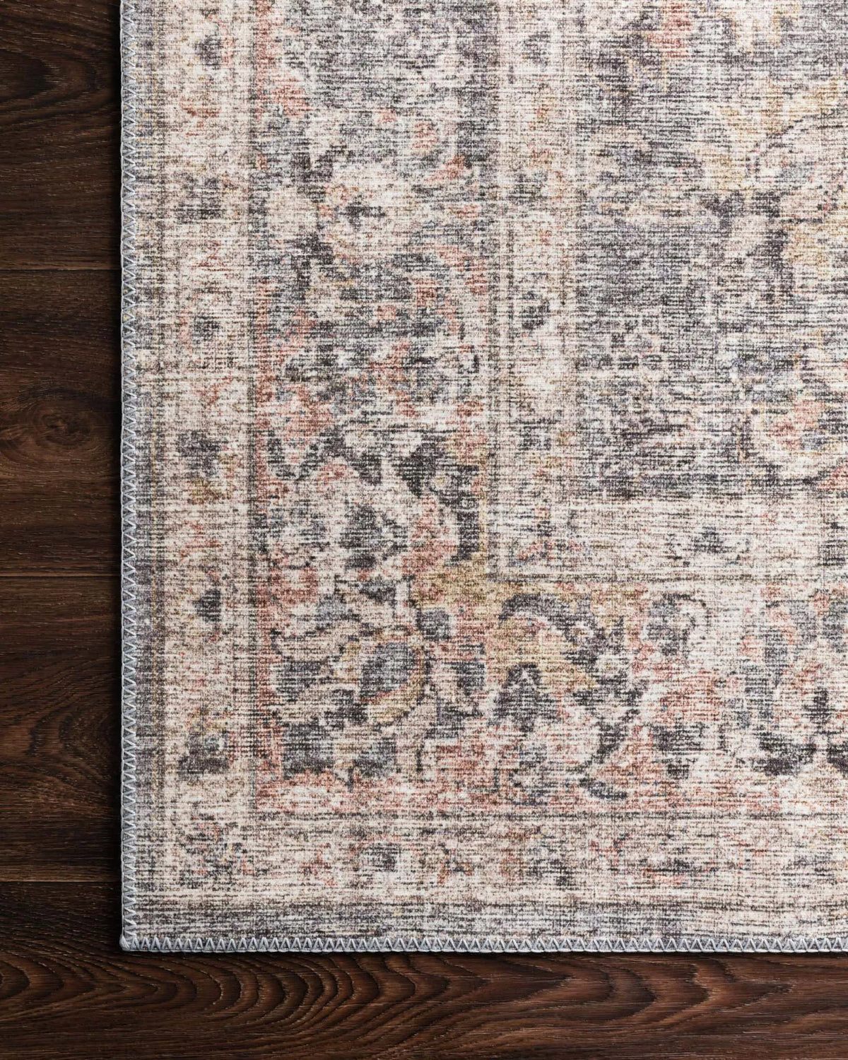 Skye SKY-01 Grey/Apricot Rug - Rug & Home