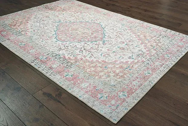 Sofia 85812 Ivory Pink Rug