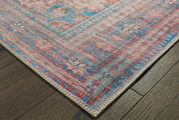 Sofia 85819 Red Blue Rug - Rug & Home