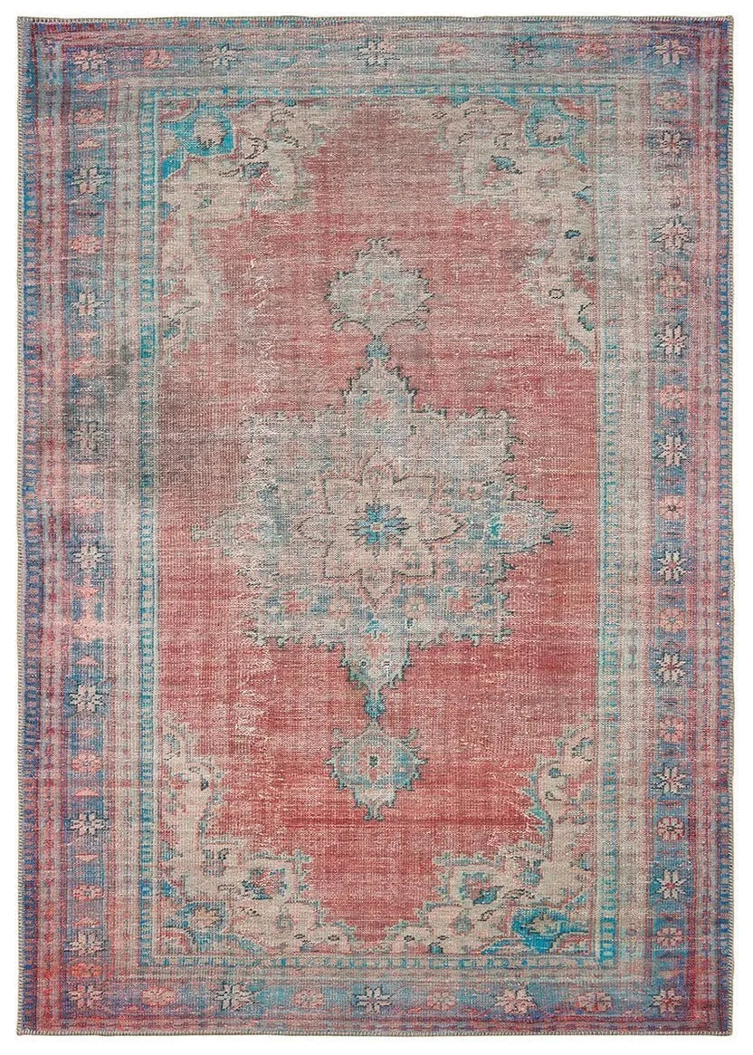 Sofia 85819 Red Blue Rug - Rug & Home