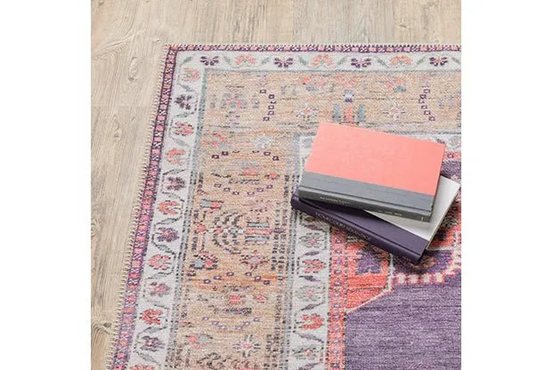 Sofia 85822 Purple/Orange Rug - Rug & Home