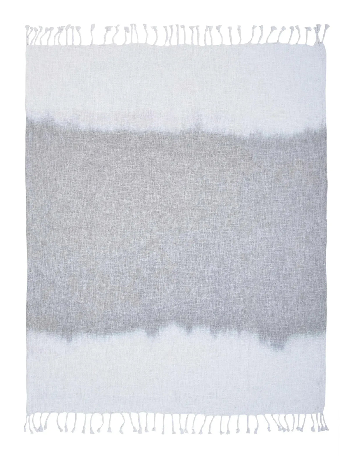 Soft Gray Shibori Slab LR81152 Throw Blanket