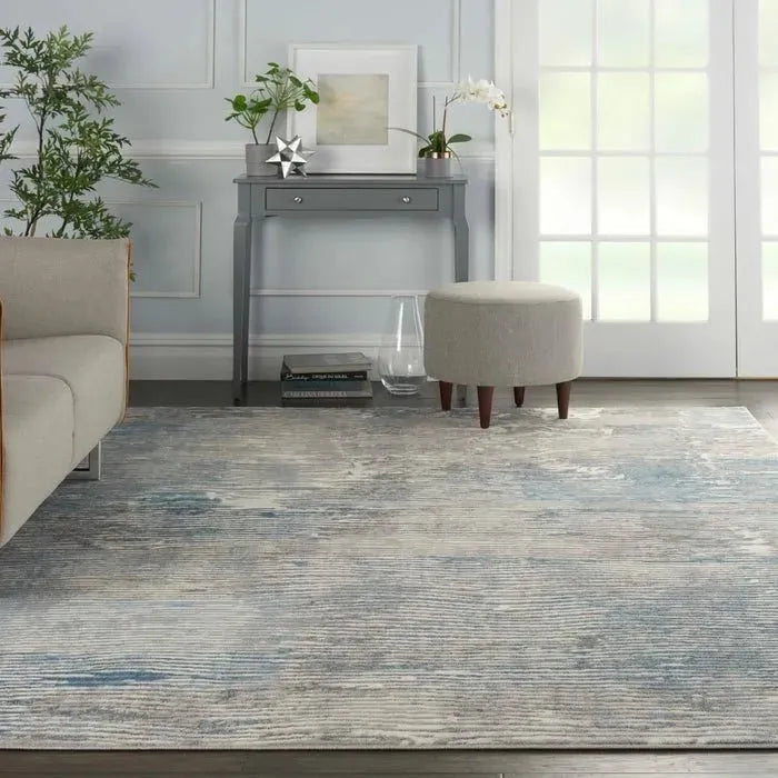 Solace SLA01 Ivory/Grey/Blue Rug