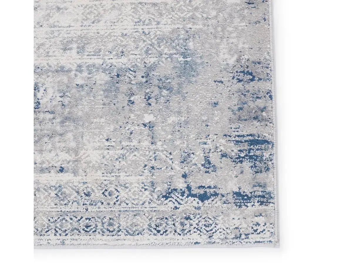 Solace SOC03 Grey/Lt. Blue Rug - Rug & Home