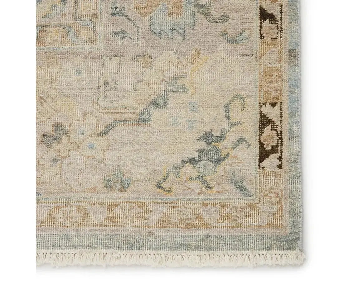 Someplace In Time SPT05 Tan/Light Blue Rug - Rug & Home