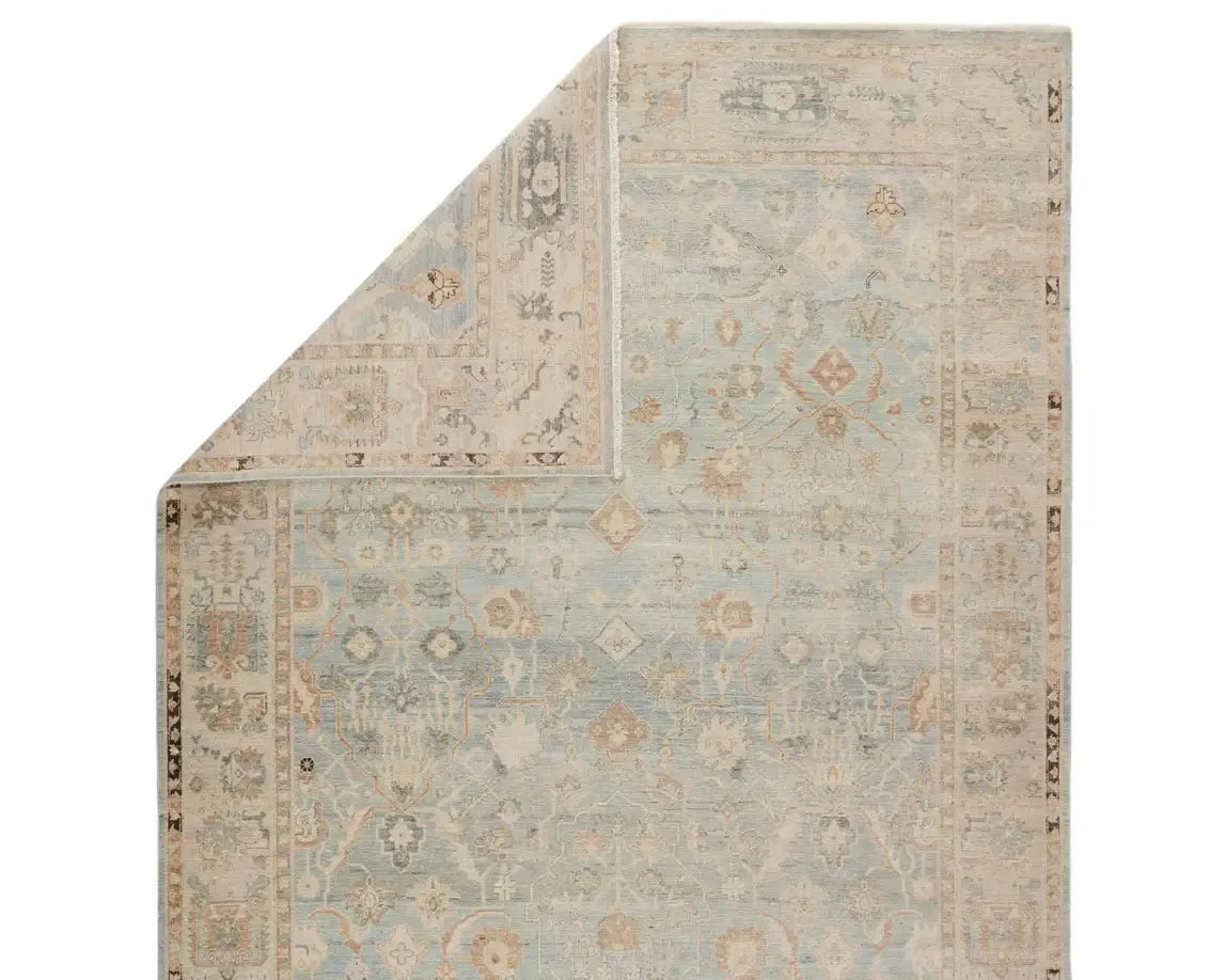 Someplace In Time SPT05 Tan/Light Blue Rug - Rug & Home