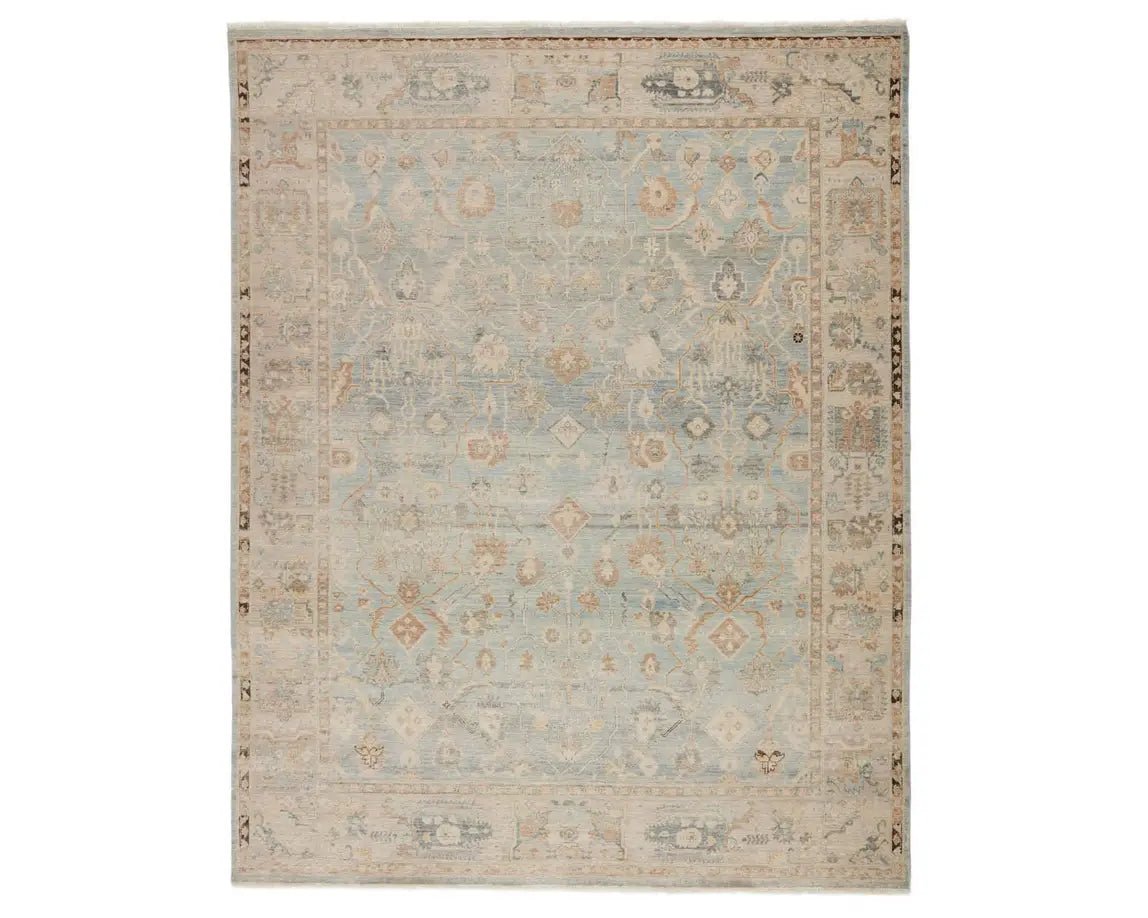 Someplace In Time SPT05 Tan/Light Blue Rug - Rug & Home