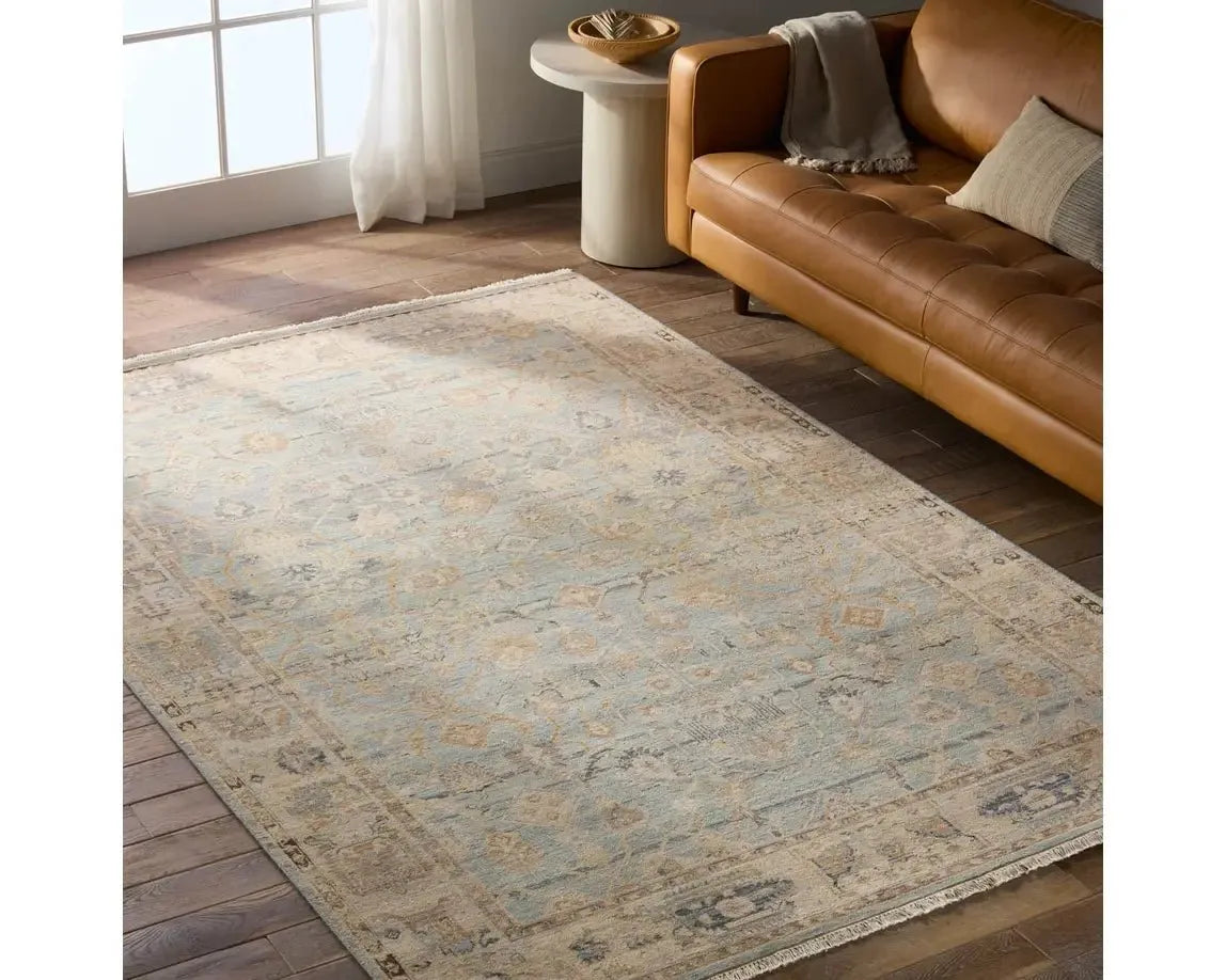 Someplace In Time SPT05 Tan/Light Blue Rug - Rug & Home