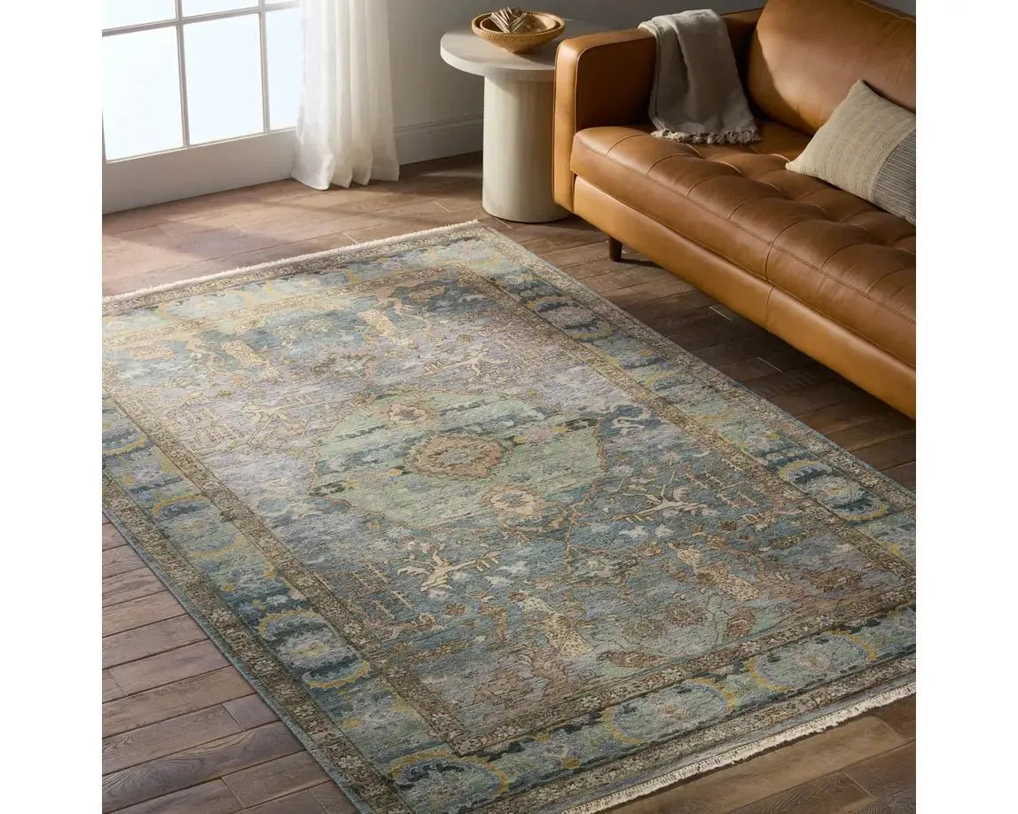 Someplace In Time SPT13 Blue/Green Rug - Rug & Home