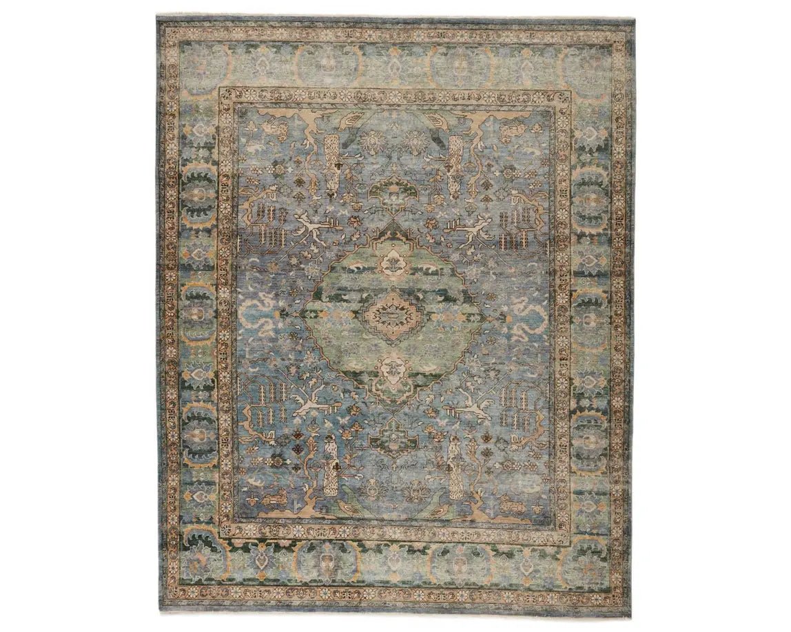 Someplace In Time SPT13 Blue/Green Rug - Rug & Home