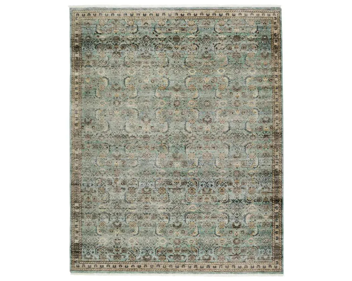 Someplace In Time SPT14 Blue/Golden Tan Rug