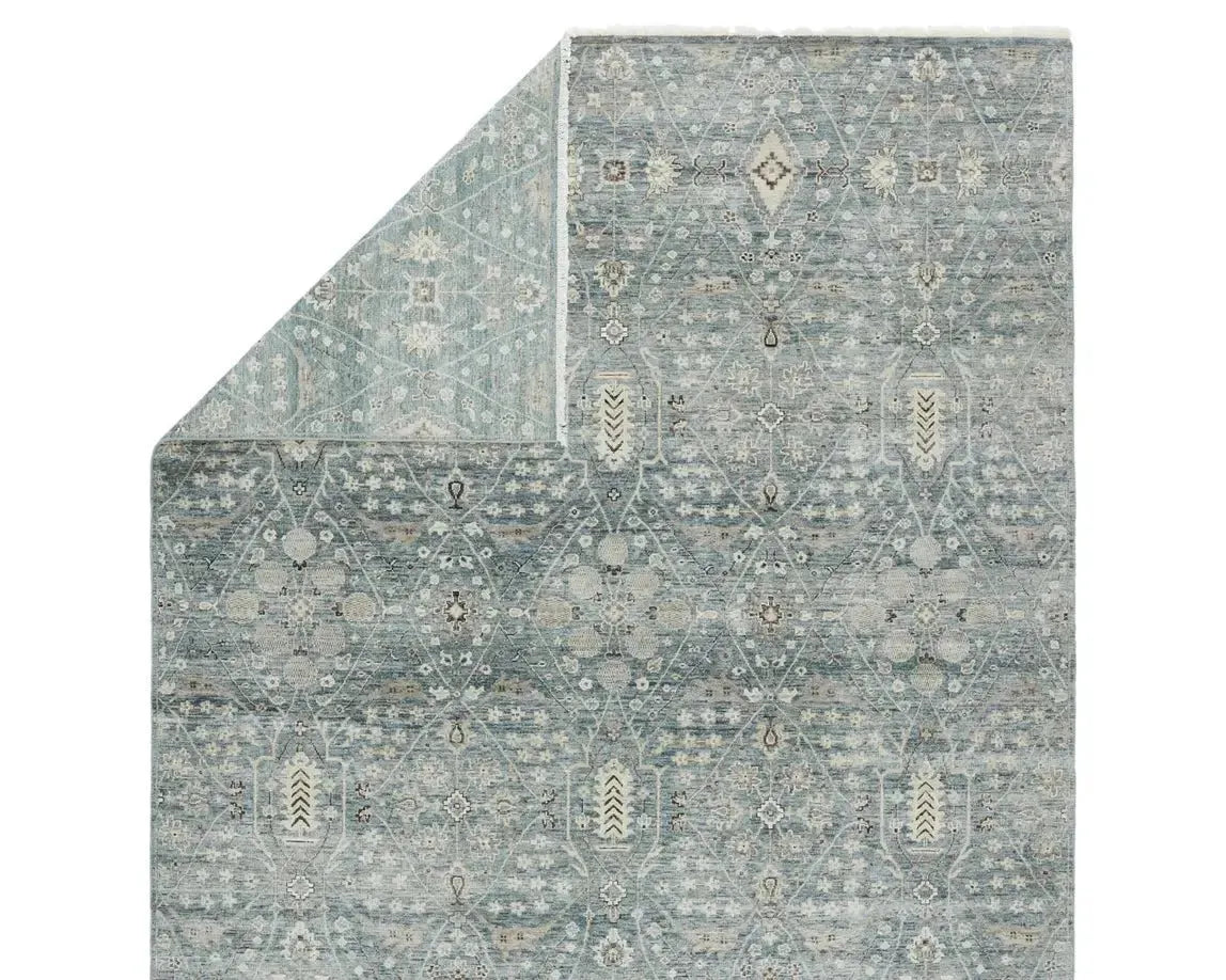 Someplace In Time SPT15 Blue/Light Grey Rug