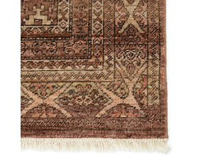 Someplace In Time SPT16 Deep Brown/Cream Rug - Rug & Home