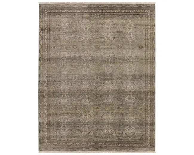 Someplace In Time SPT18 Brown/Green Rug - Rug & Home