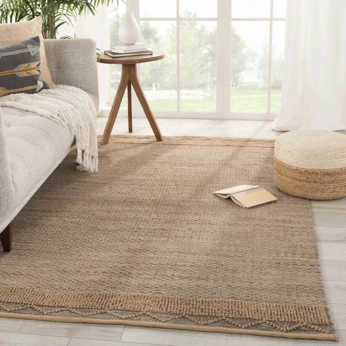 Somerset Som02 Curran Gray/Tan Rug
