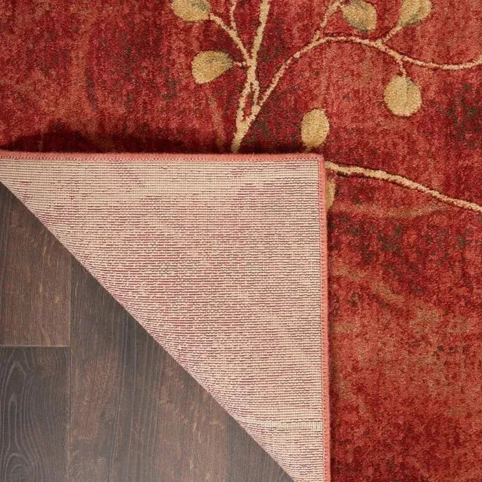 Somerset ST74 Flame Rug - Rug & Home