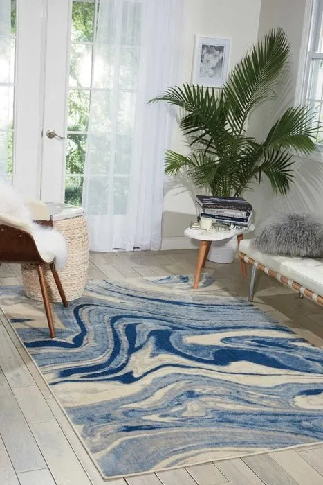 Somerset ST749 Light Blue Rug - Rug & Home