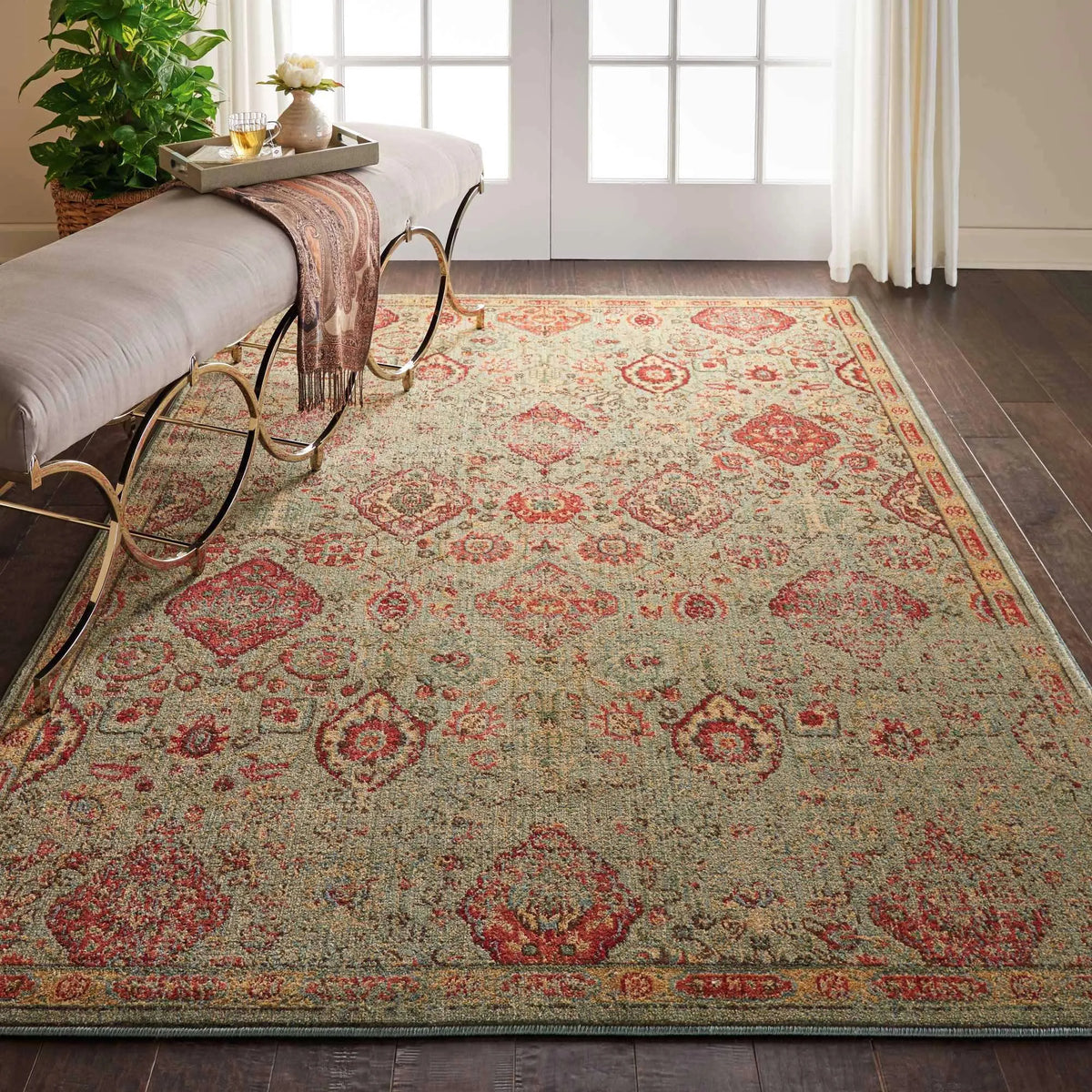 Somerset ST90 Light Green Rug - Rug & Home