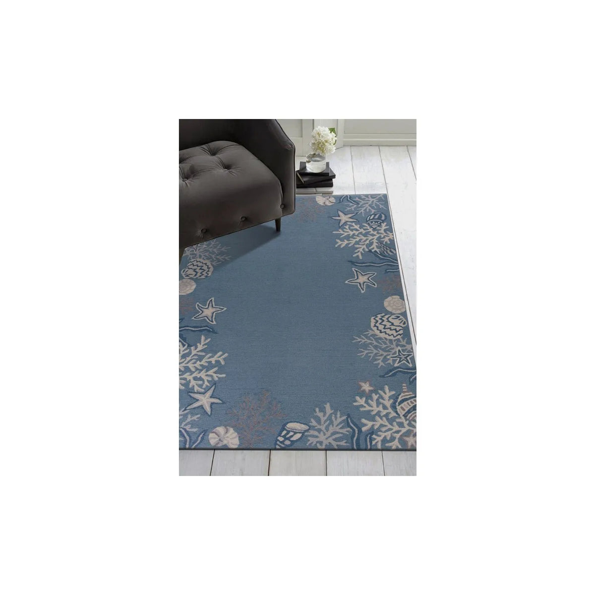 Sonesta 2024 Coastal Sea Blue Rug - Rug & Home