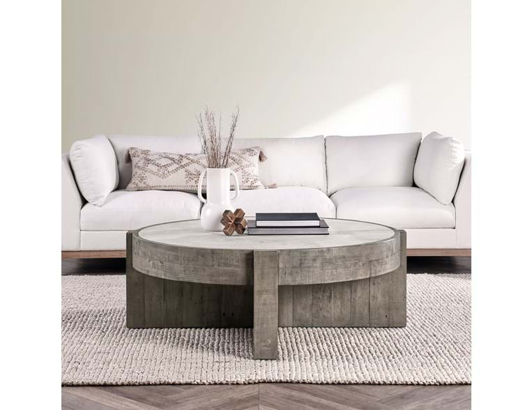 Sonoma 52" Round Coffee Table - Rug & Home