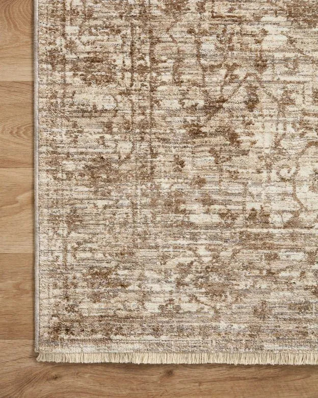 Sorrento SOR-01 Bark/Natural Rug - Rug & Home