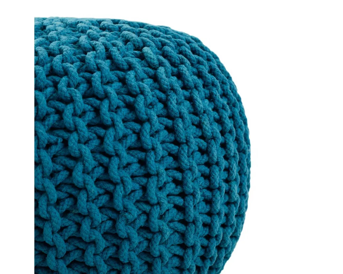 Spectrum Pouf STP09 Blue Pouf - Rug & Home