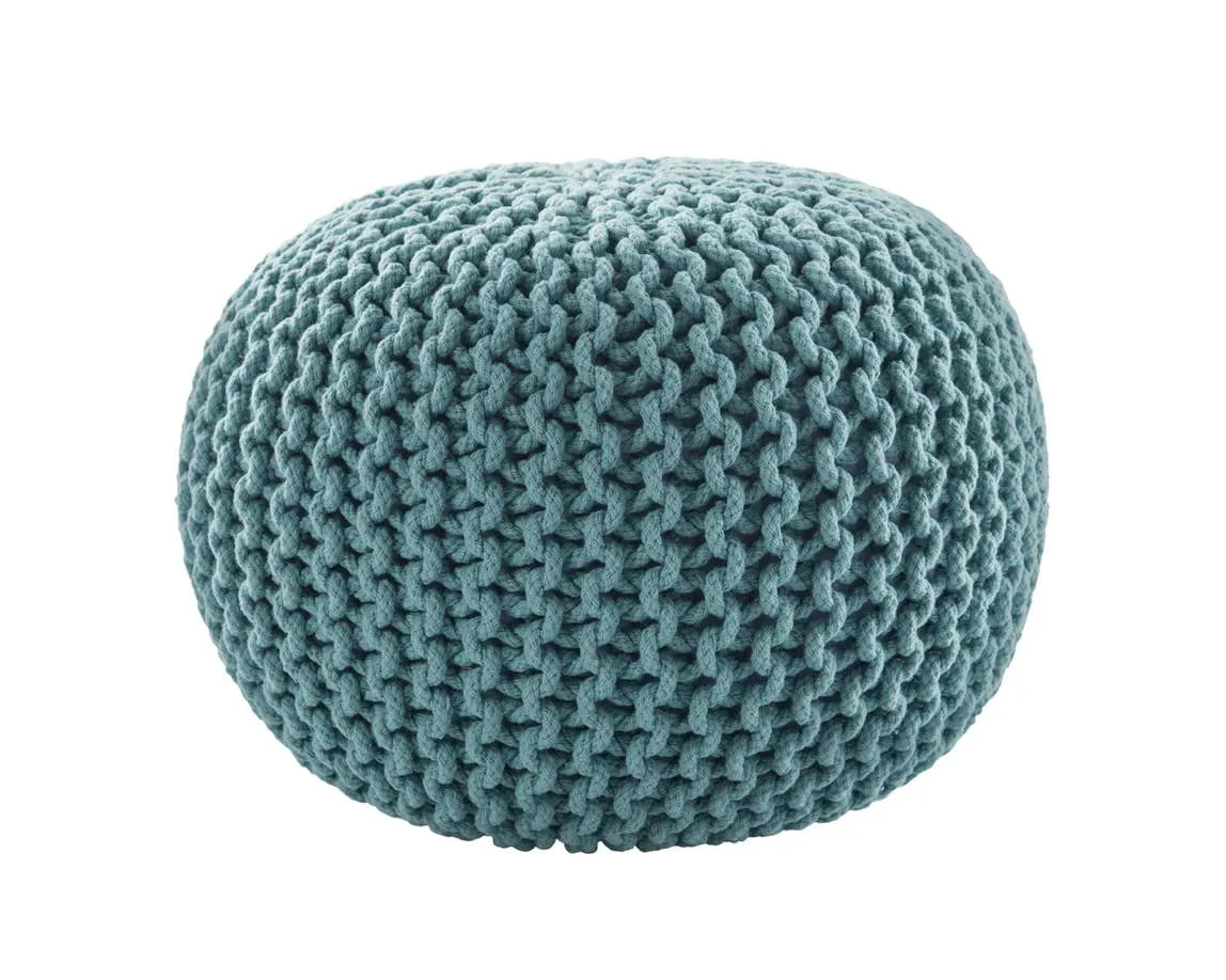 Spectrum Pouf STP10 Aqua Pouf - Rug & Home