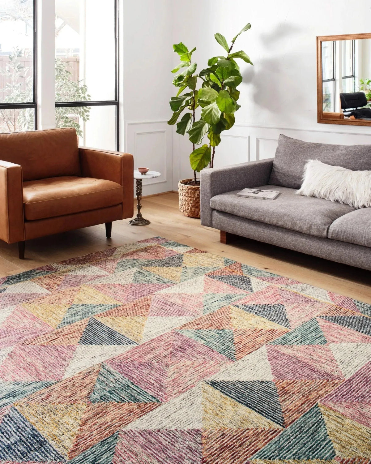 Spectrum Spe-01 Silver/Fiesta Rug