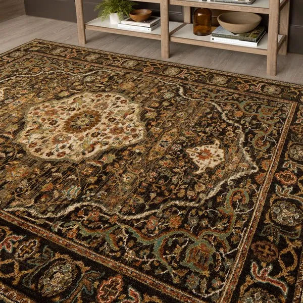 Spice Market 90661 09097 Petra Charcoal Rug - Rug & Home