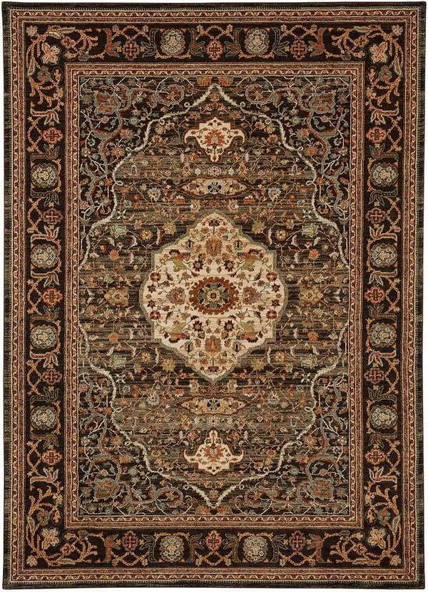 Spice Market 90661 09097 Petra Charcoal Rug - Rug & Home