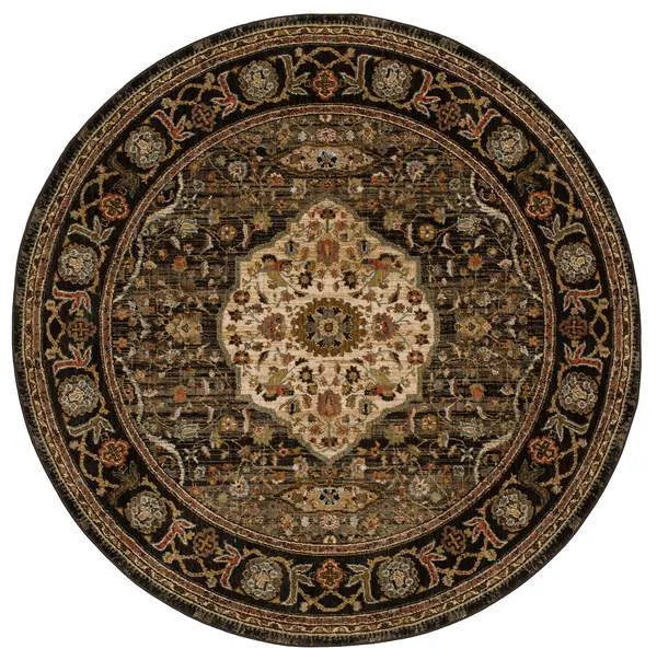 Spice Market 90661 09097 Petra Charcoal Rug - Rug & Home