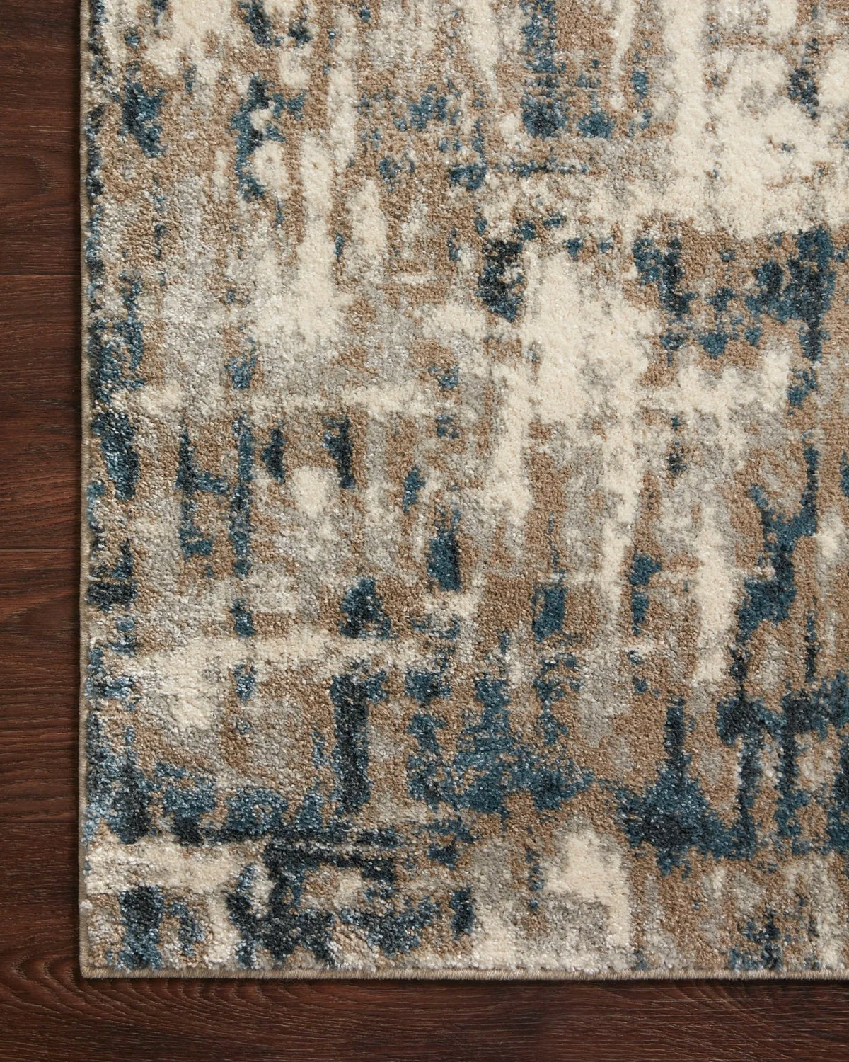 Spirit Spi-02 Stone/Blue Rug - Rug & Home