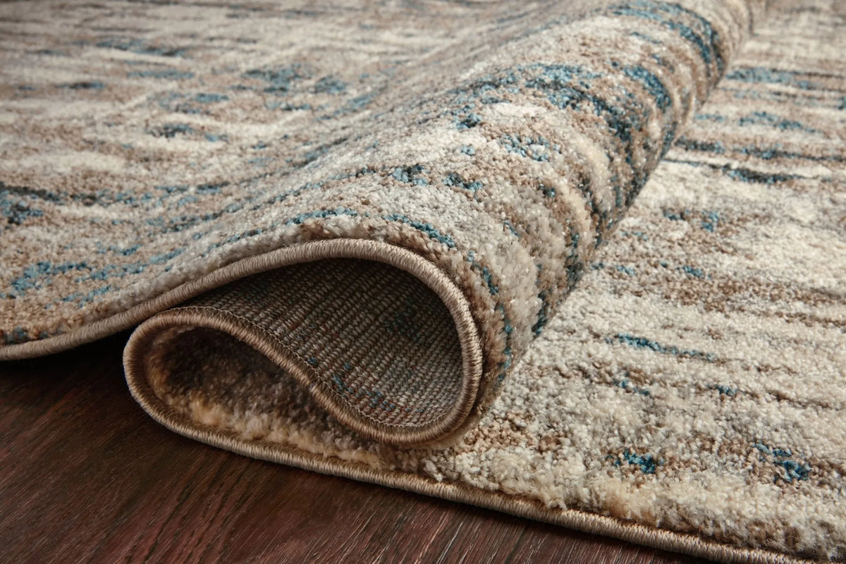 Spirit Spi-02 Stone/Blue Rug - Rug & Home