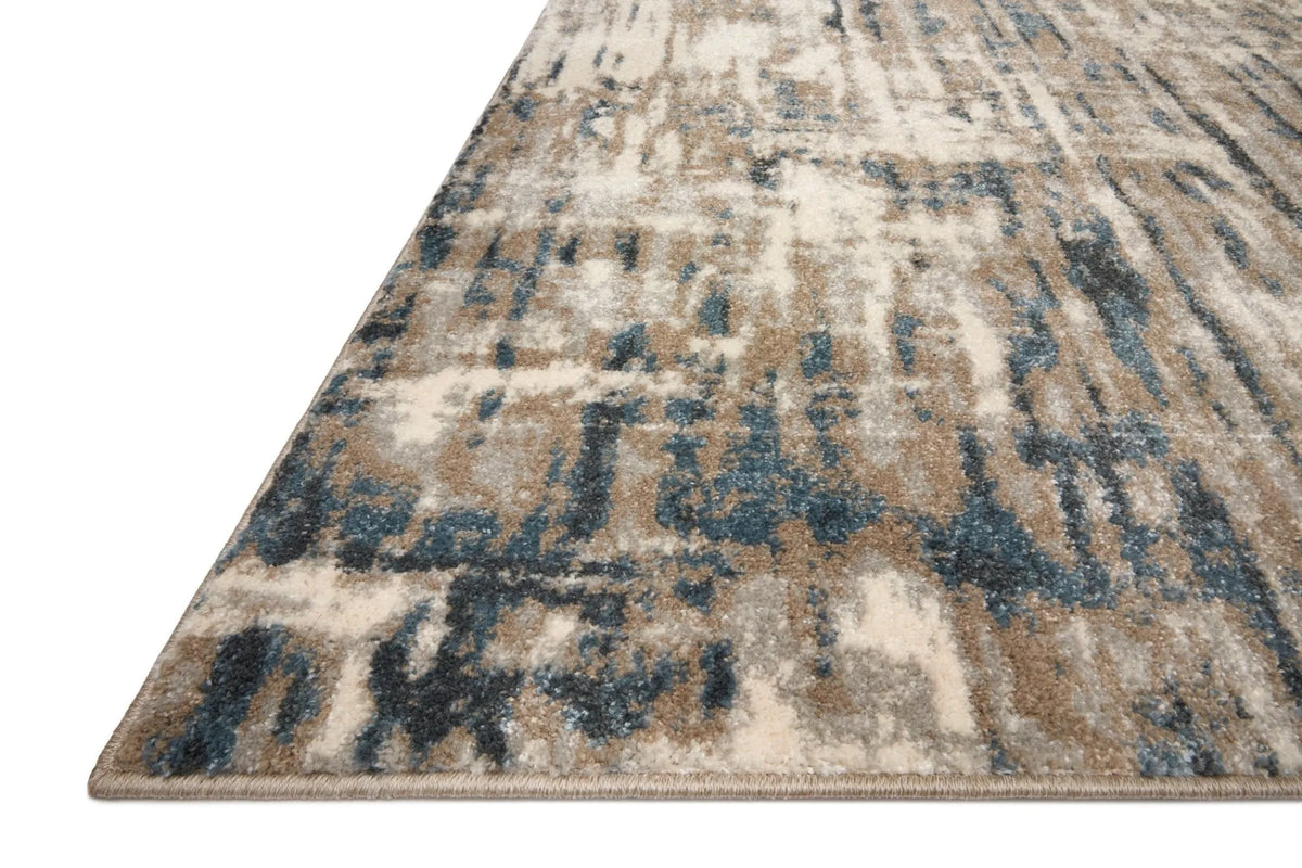 Spirit Spi-02 Stone/Blue Rug - Rug & Home