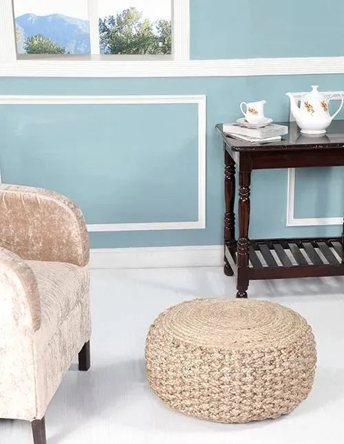 Spruce 99712NAT Natural Pouf