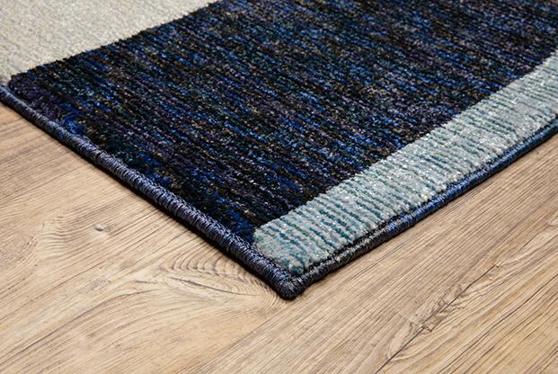 Strada Str03 Blue/Grey Rug - Rug & Home