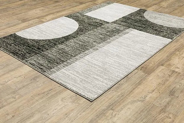 Strada Str06 Charcoal/Grey Rug - Rug & Home