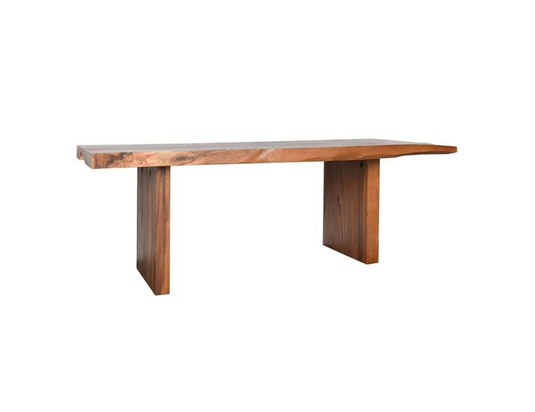 Straight Edge Dining Table 84" Natural - Rug & Home