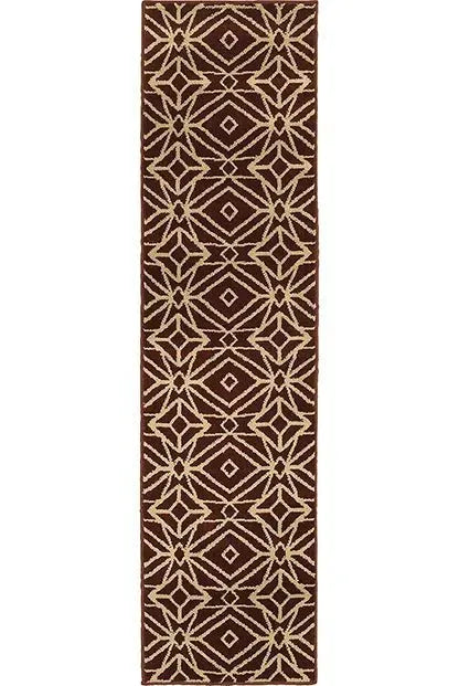 Stratton 5882B Red/Ivory Rug