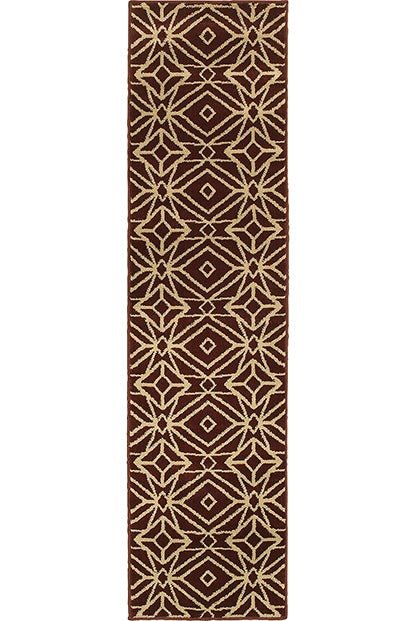 Stratton 5882B Red/Ivory Rug - Rug & Home