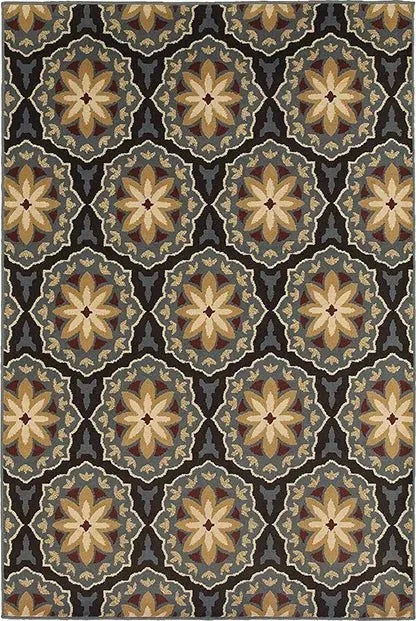 Stratton 6023A Blue/Brown Rug